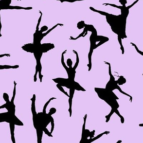 Ballerinas on Lavender // Large