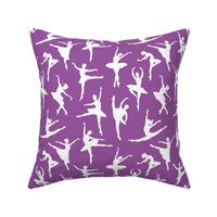 Ballerinas on Purple // Large