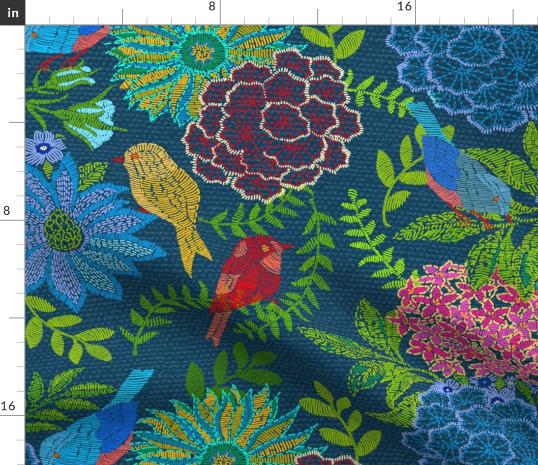 Woven Garden Turquoise