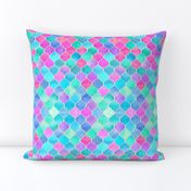 Bright Moroccan Morning - pink, purple, blue