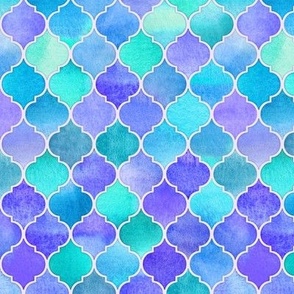 Iridescent Abalone Moroccan - purple, blue, aqua