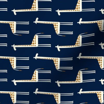 cute giraffes on navy (90)