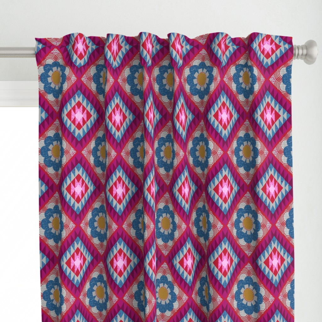 mod floral kilim