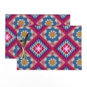 mod floral kilim