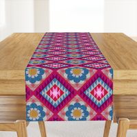 mod floral kilim