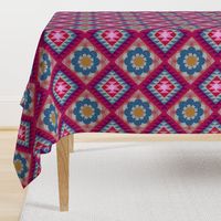 mod floral kilim