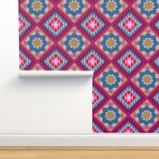 mod floral kilim