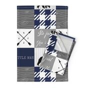 Its just you and me - little man - navy and gray