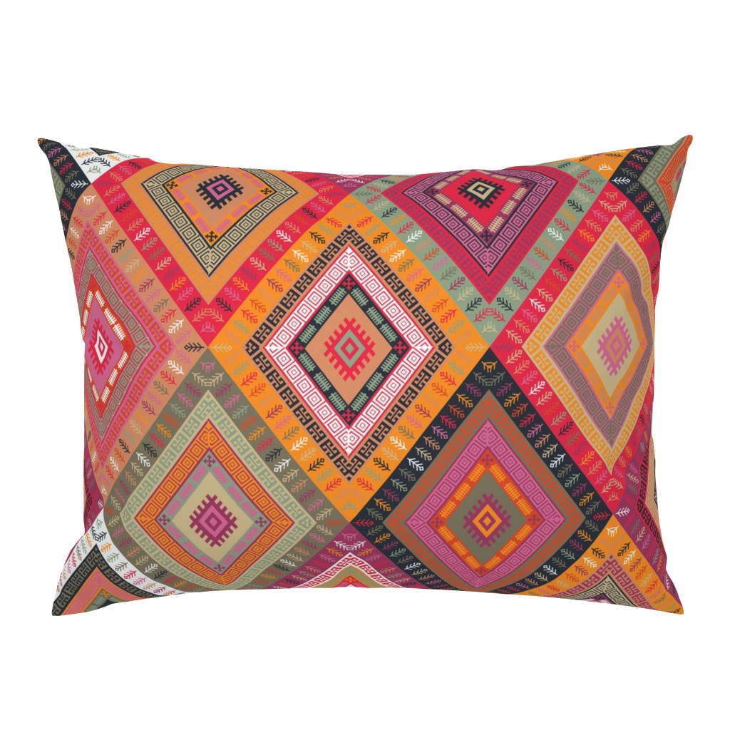 Kilim Diamonds - sugar plum