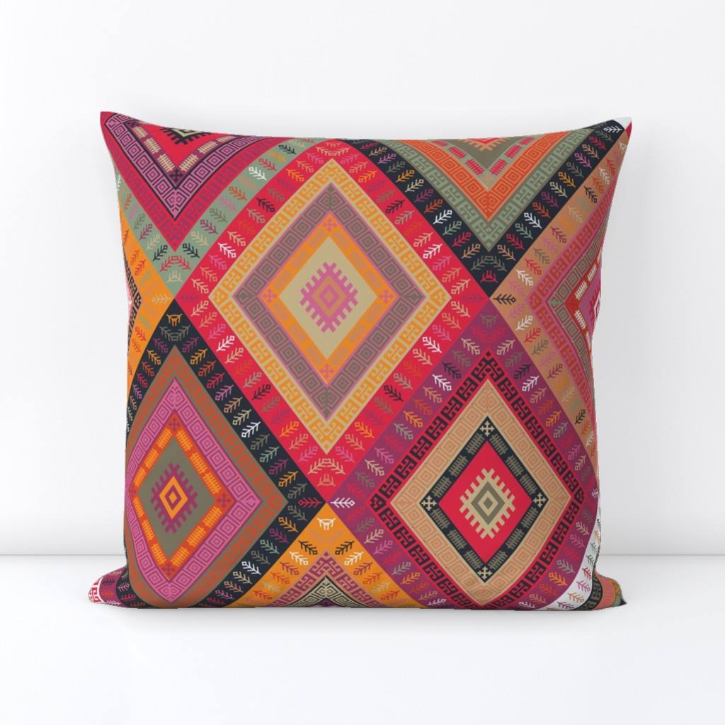 Kilim Diamonds - sugar plum