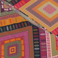 Kilim Diamonds - sugar plum