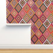 Kilim Diamonds - sugar plum