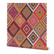 Kilim Diamonds - sugar plum