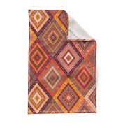 Kilim Diamonds - Apricot