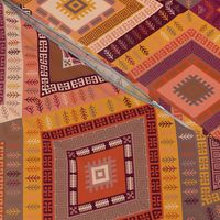 Kilim Diamonds - Apricot