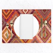 Kilim Diamonds - Apricot