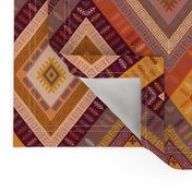 Kilim Diamonds - Apricot