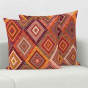 Kilim Diamonds - Apricot