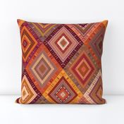 Kilim Diamonds - Apricot