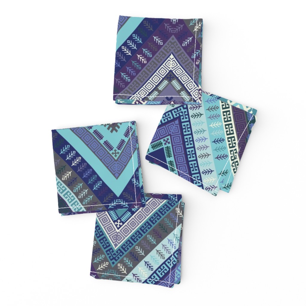 Kilim Diamonds - blues