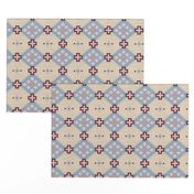 kilim cross and diamond