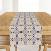 kilim cross and diamond