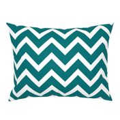 large teal chevron