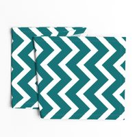 large teal chevron