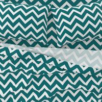 large teal chevron