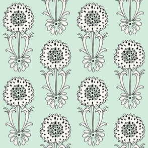 Dotted Floral_mint