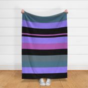 Very Broad Gray Pink Purple Stripe