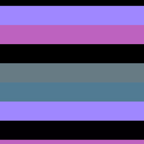 Very Broad Gray Pink Purple Stripe