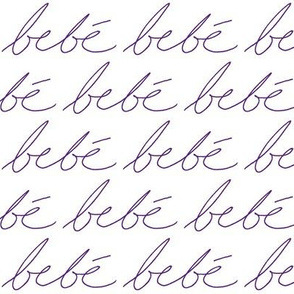 'Bebe' in Purple // Small