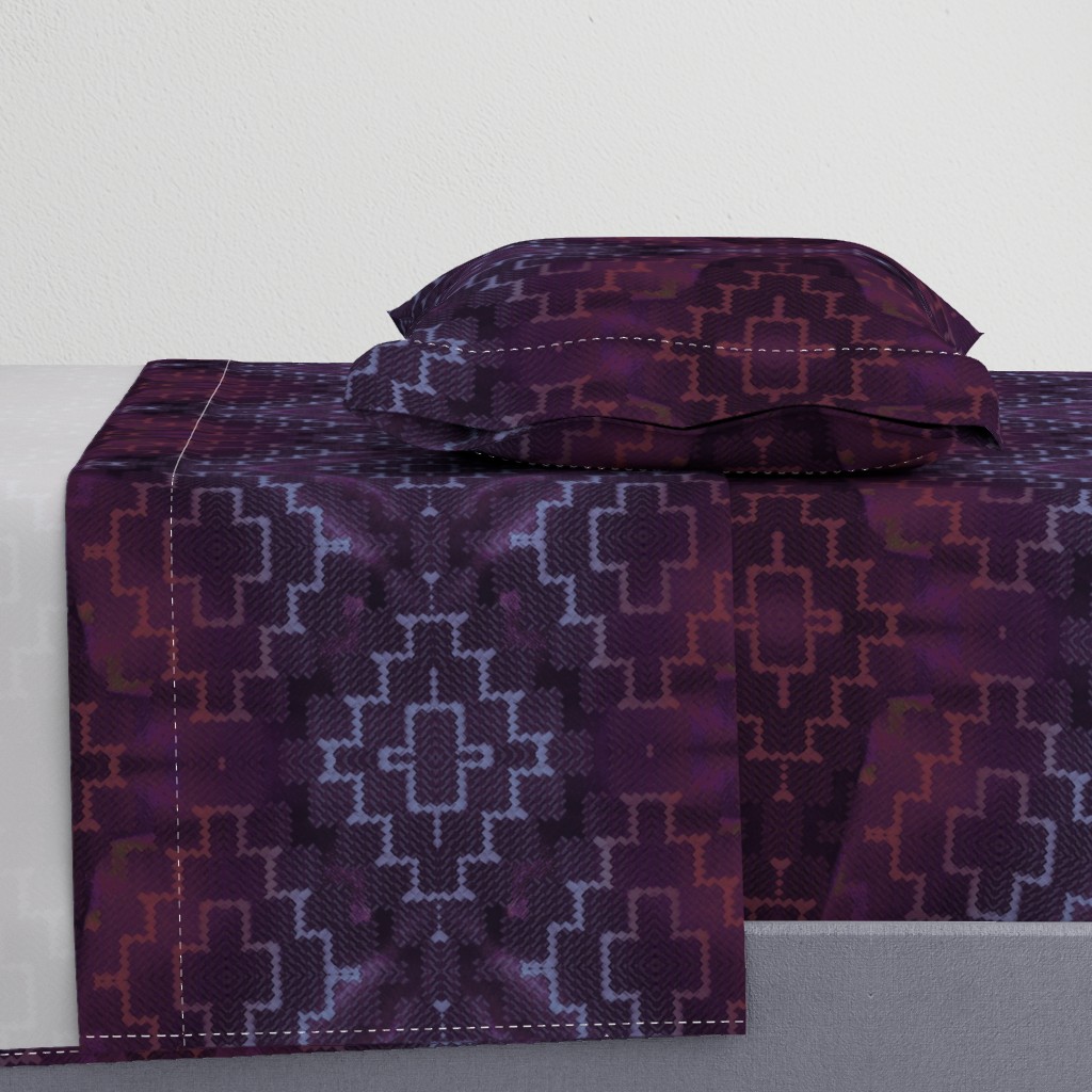 Dark purple kilim