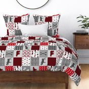 buffalo plaid cheater quilt buffalo quilt moose bear cabin camping buffalo check stripes 