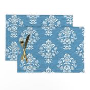 Damask Texture Blue