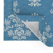 Damask Texture Blue