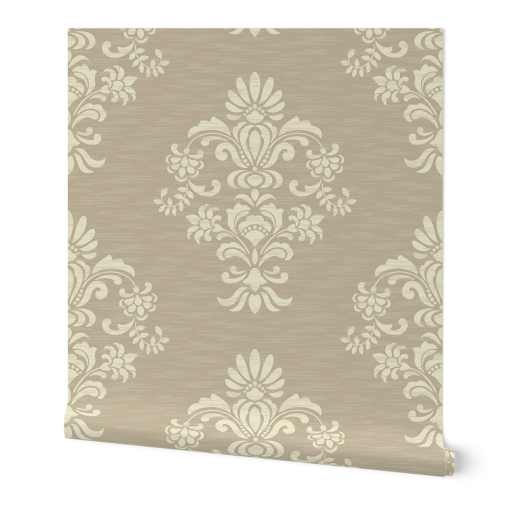 Damask Texture Beige