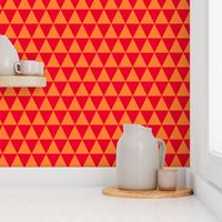 Two Inch Orange and Red Triangles