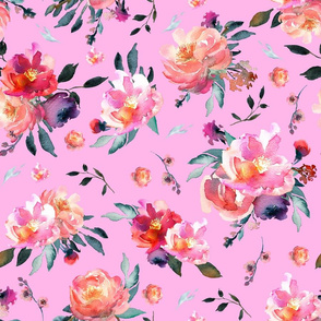 spring floral pink