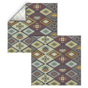  Diamond Kilim - Earth - Texture