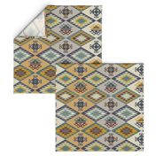 Diamond Kilim - Mustard - Texture