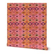   Diamond Kilim - Pink - Texture