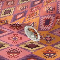   Diamond Kilim - Pink - Texture