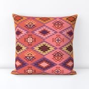   Diamond Kilim - Pink - Texture