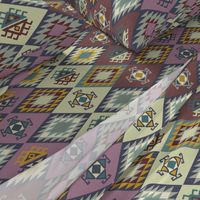 Diamond Kilim - Purple - Texture