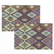 Diamond Kilim - Purple - Texture