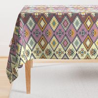 Diamond Kilim - Purple - Texture