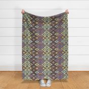 Diamond Kilim - Purple - Texture