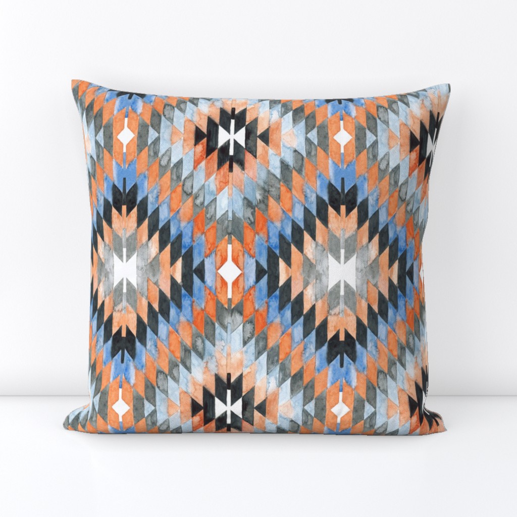 Diamond Kilim orange version